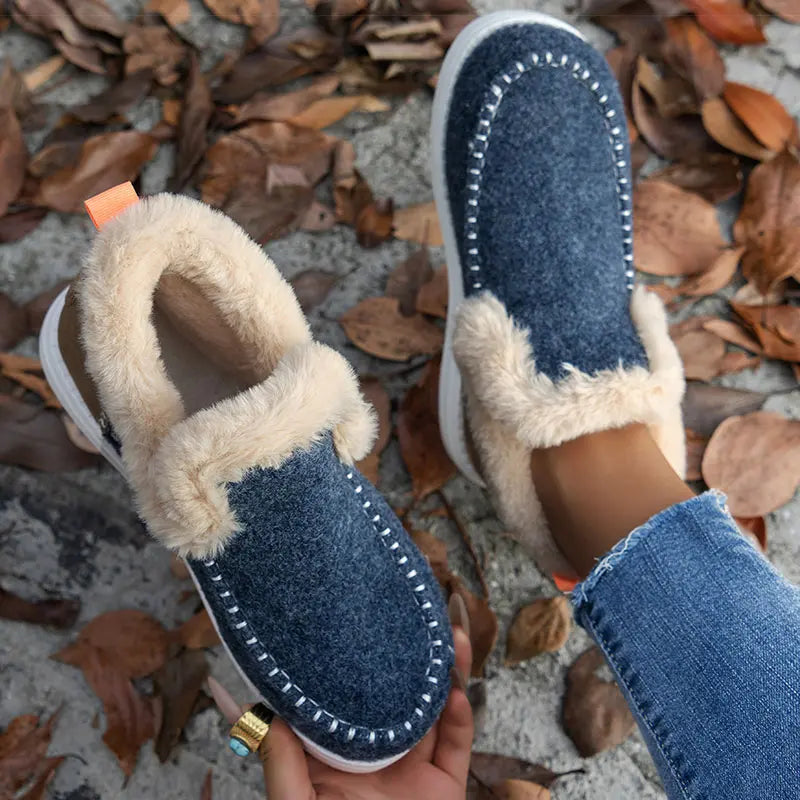 Laurens Calzature Stivaletti Donna Invernali Con Pelliccia Caldi